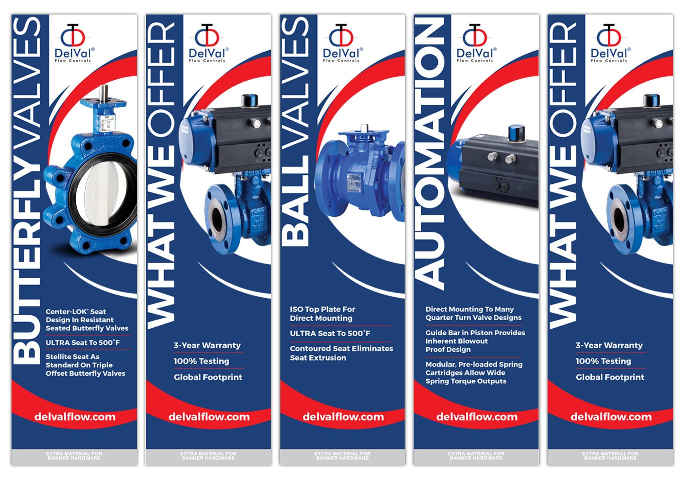 Delval Flow Controls Retractable Banners Design Retractable Banner Design